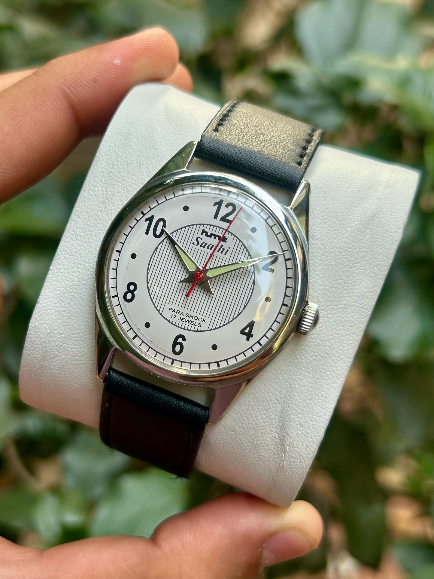 PreOwned White Hmt Sarathi Handwinding Unisex Watch