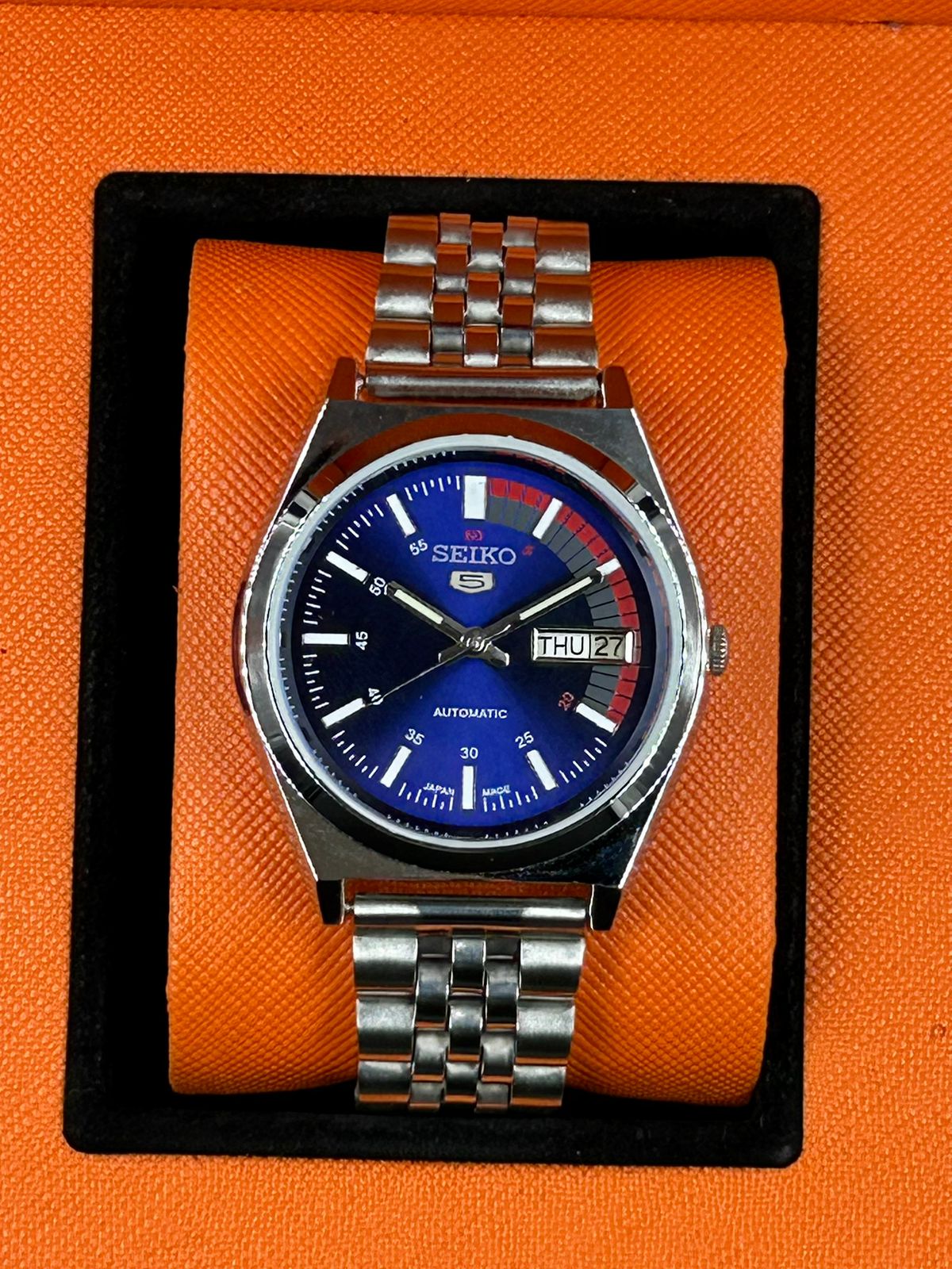 Seiko 5 Railway Time Day & Date Version Automatic Watch 1