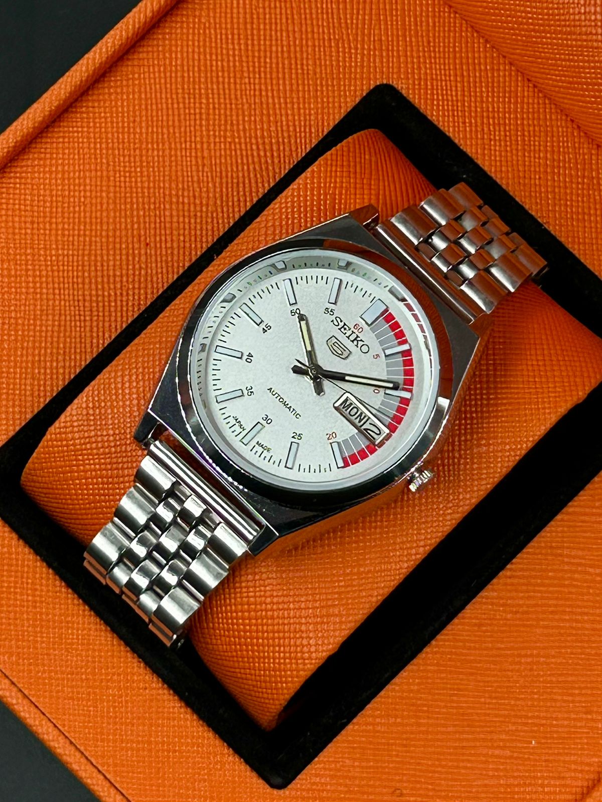 Seiko 5 Railway Time Day & Date Version Automatic Watch 4