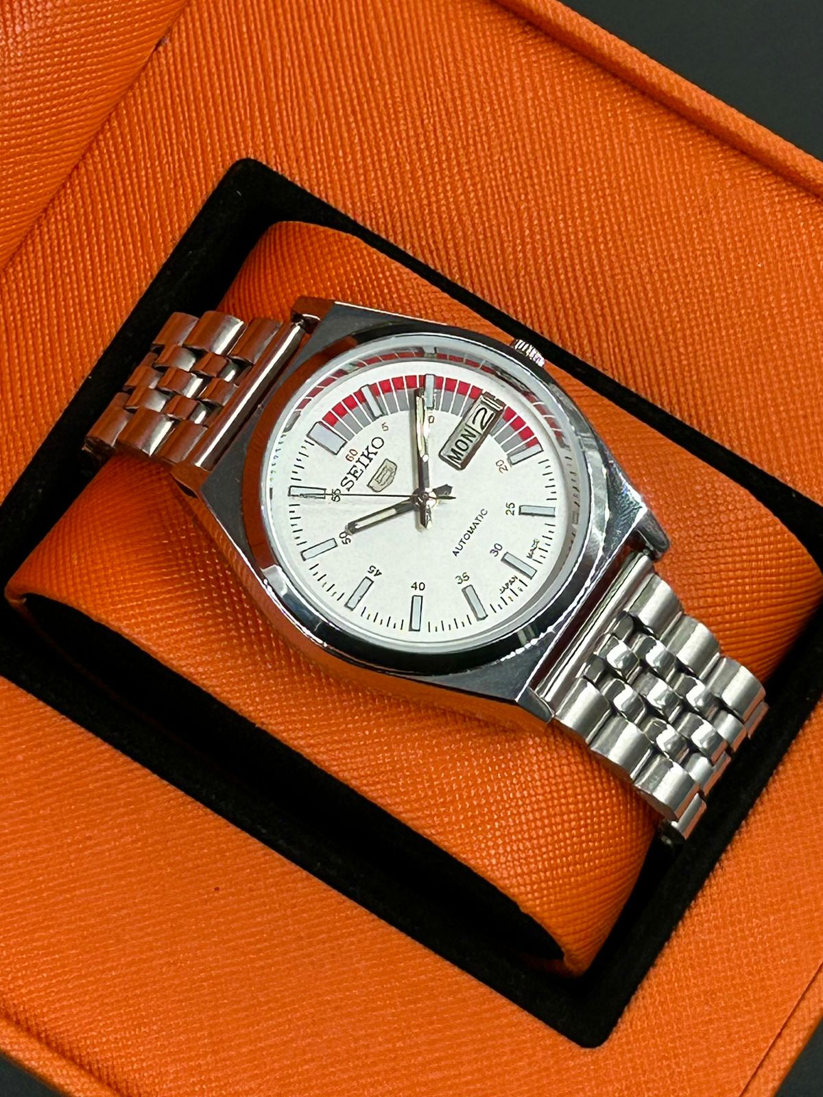 Seiko 5 Railway Time Day & Date Version Automatic Watch 4