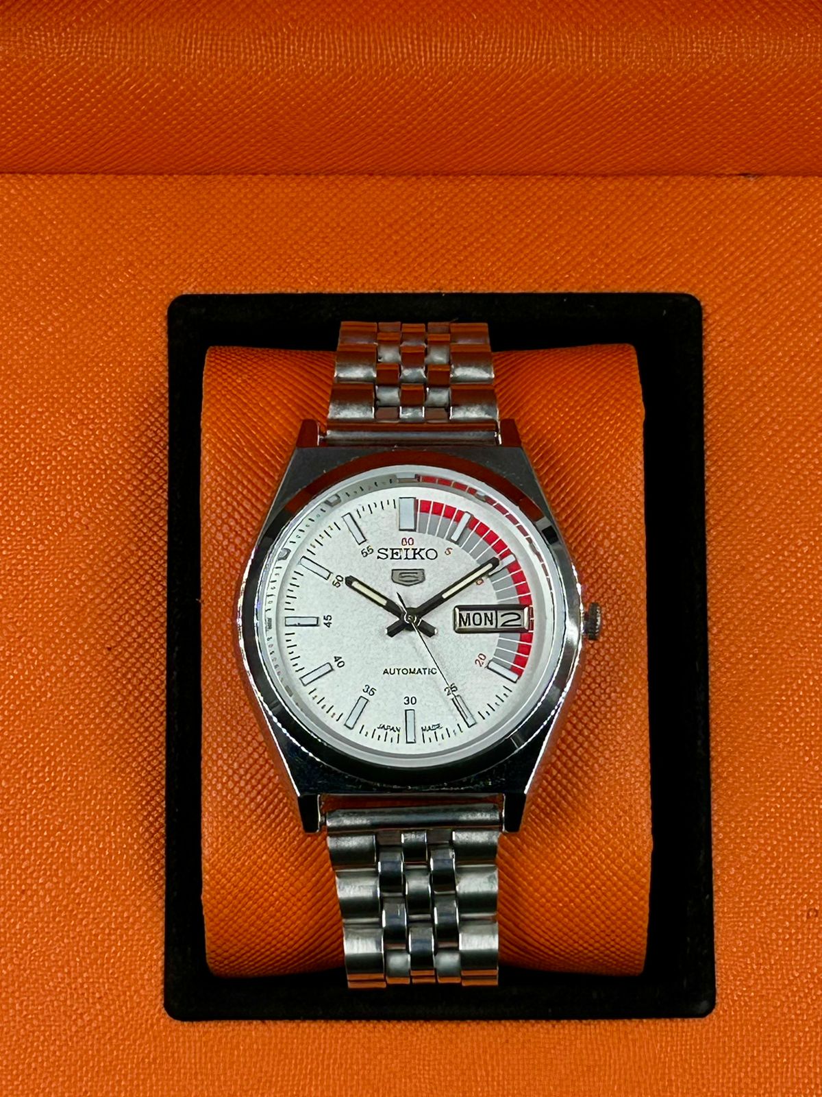 Seiko 5 Railway Time Day & Date Version Automatic Watch 4