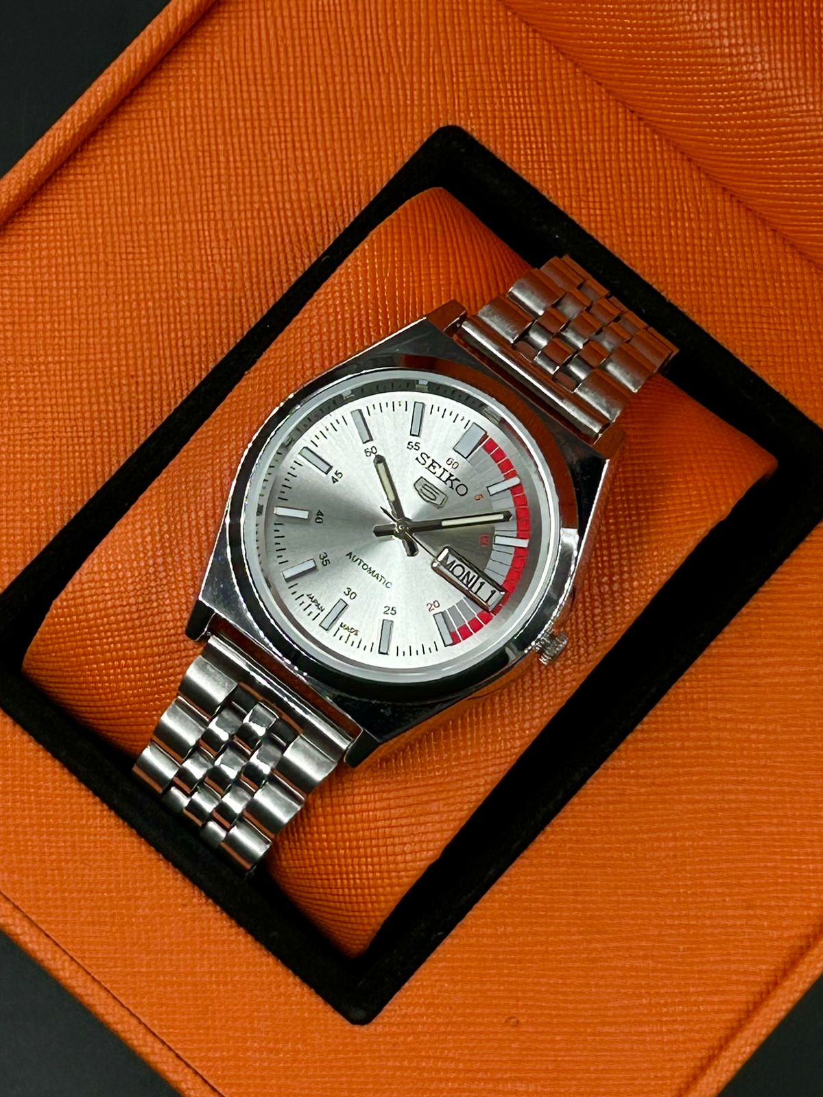 Seiko 5 Railway Time Day & Date Version Automatic Watch 3