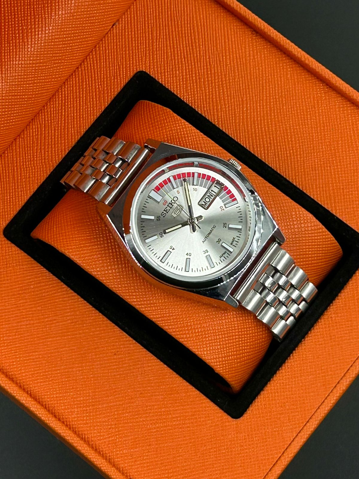 Seiko 5 Railway Time Day & Date Version Automatic Watch 3