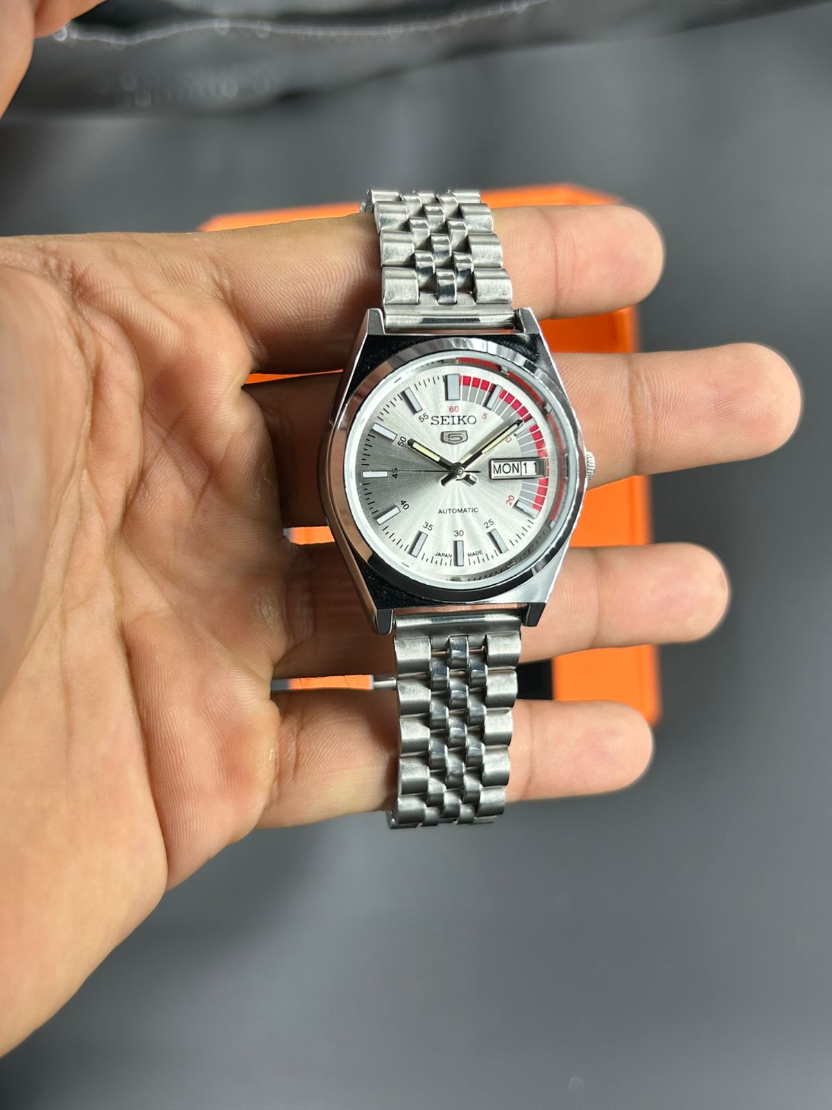 Seiko 5 Railway Time Day & Date Version Automatic Watch 3