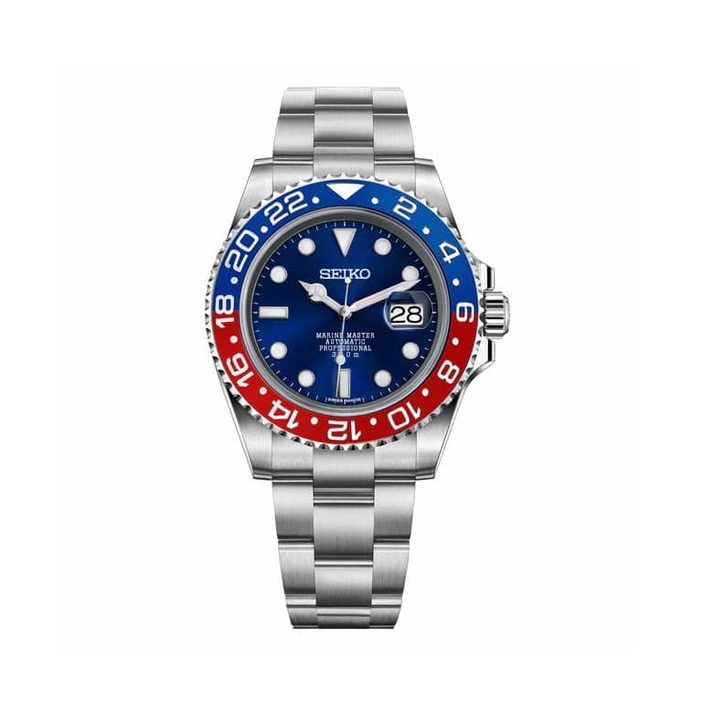 Seiko Pepsi 2.1 Automatic Homage Mod Watch