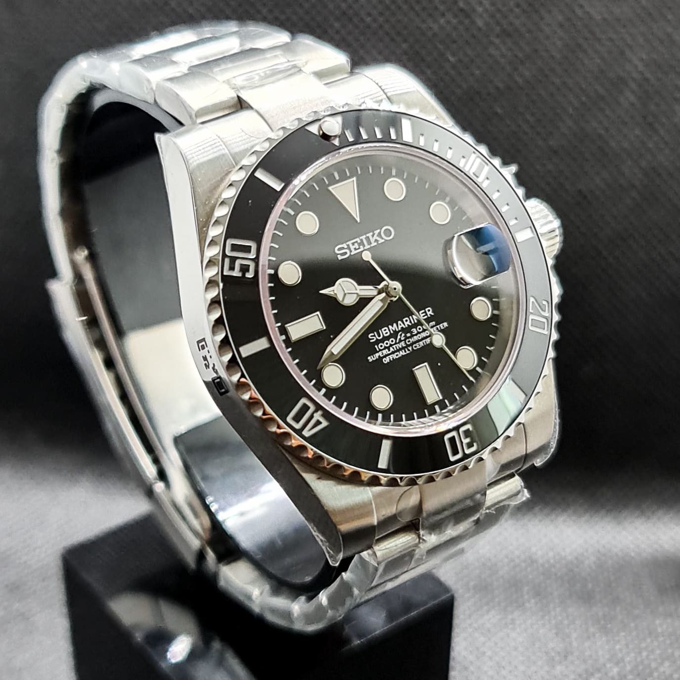 Seiko 2nd Gen Submariner Homage Mod Watch