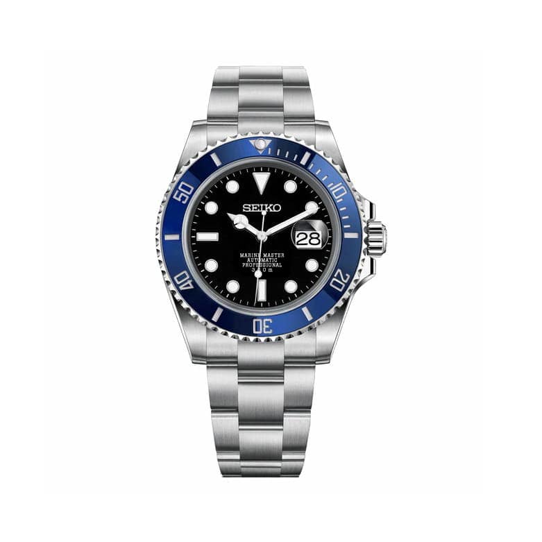 Seiko Smurf Automatic Homage Mod Watch