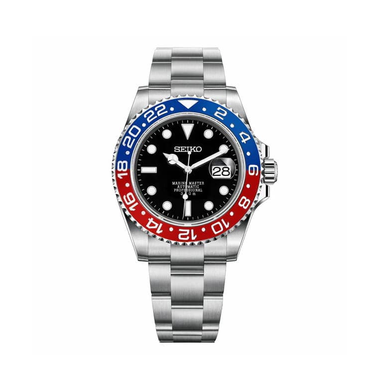 Seiko Pepsi Automatic Homage Mod Watch